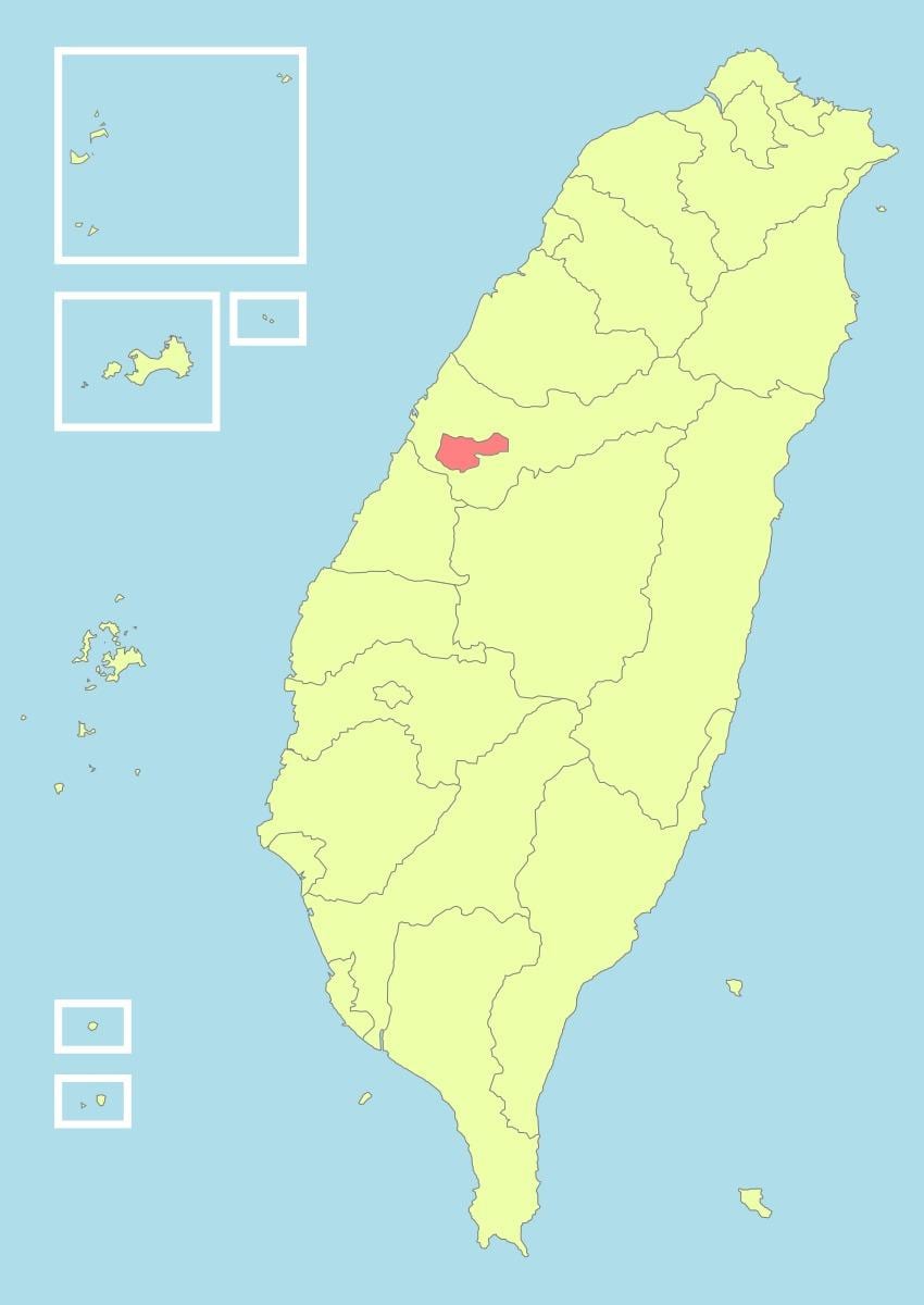 Karte, taichung Taivāna