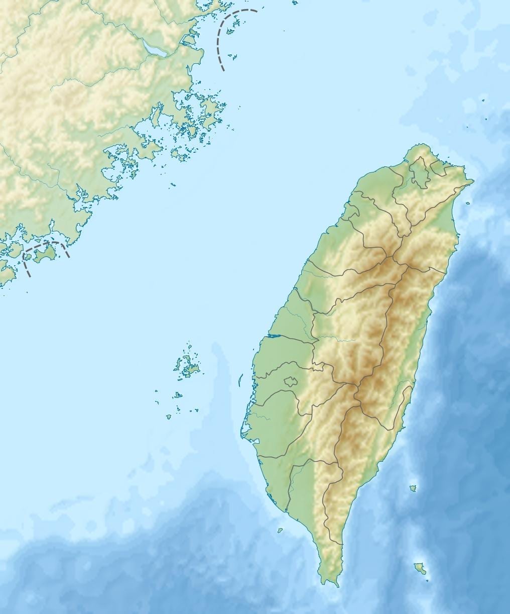 Kartes Taivānas salas