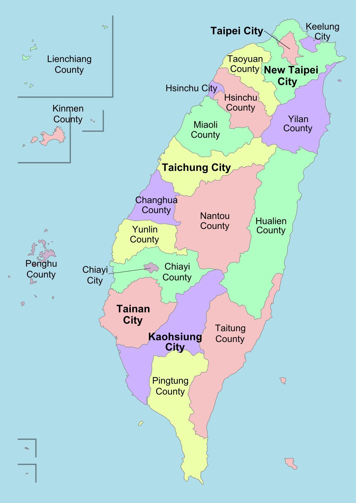 Karte Taivāna rajons 
