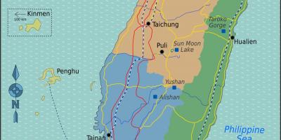Taipeja Taivānā atrašanās vieta kartē
