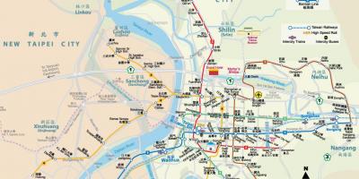 Metro karte Taivāna